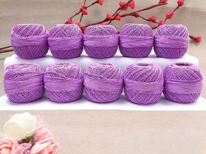 s2j lot of 10 pcs anchor cotton crochet knitting thread tatting yarn embroidery ball
