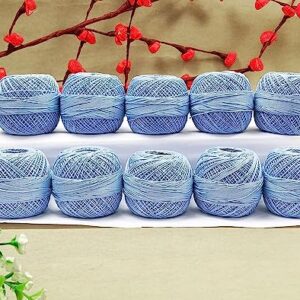 S2J Lot of 10 Pcs Cotton Crochet Anchor Knitting Thread Tatting Yarn Embroidery Ball-2