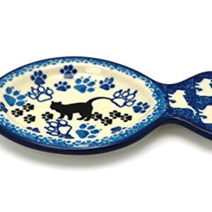 Polish Pottery Tea Bag Holder - Fish - Boo Boo Kitty