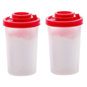 fuoyloo container 2pcs shaker plastic containers clear container clear plastic container plastic container organizer sugar container outdoor seasoning jars containers metal