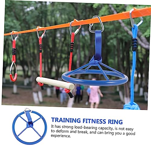 Athletic Gear Ninja Wheel Fitness Gear Kid Tools Train Wheel Ring for Children Indoor Hanging Ring Children Training Hanging Wheel Nylon Heavy Swing Set Accessories Climbing Gear