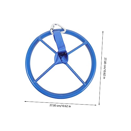 Athletic Gear Ninja Wheel Fitness Gear Kid Tools Train Wheel Ring for Children Indoor Hanging Ring Children Training Hanging Wheel Nylon Heavy Swing Set Accessories Climbing Gear