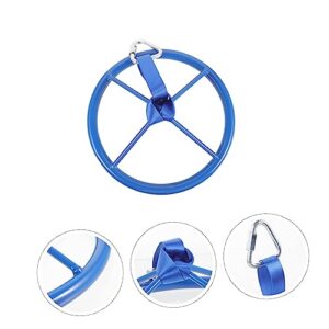 Athletic Gear Ninja Wheel Fitness Gear Kid Tools Train Wheel Ring for Children Indoor Hanging Ring Children Training Hanging Wheel Nylon Heavy Swing Set Accessories Climbing Gear