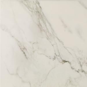 BMT 24in. x 24in. White Porcelain Tile, Matte Finish Floor and Wall Porcelain Tile, White Porcelain Tile with Grey Veins