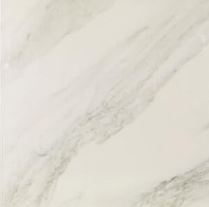 BMT 24in. x 24in. White Porcelain Tile, Matte Finish Floor and Wall Porcelain Tile, White Porcelain Tile with Grey Veins