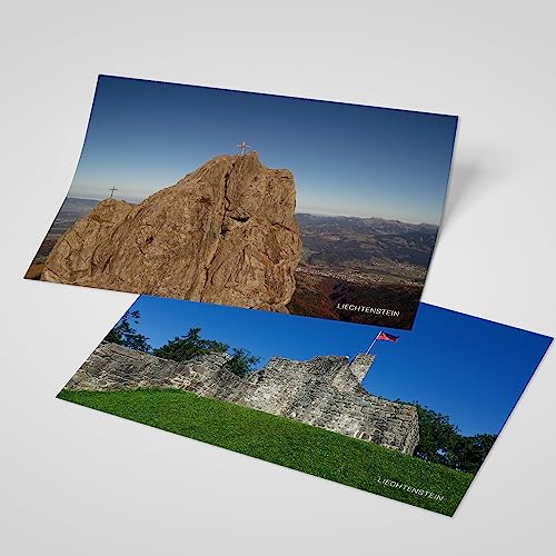 Dear Mapper Liechtenstein Vintage Landscape Postcards Pack 20pc/Set Postcards from Around the World Greeting Cards for Business World Travel Postcard for Mailing Decor Gift