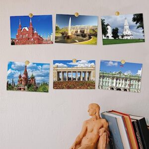 Dear Mapper Russia Vintage Landscape Postcards Pack 20pc/Set Postcards From Around The World Greeting Cards for Business World Travel Postcard for Mailing Decor Gift