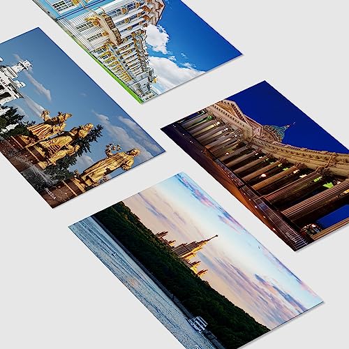 Dear Mapper Russia Vintage Landscape Postcards Pack 20pc/Set Postcards From Around The World Greeting Cards for Business World Travel Postcard for Mailing Decor Gift
