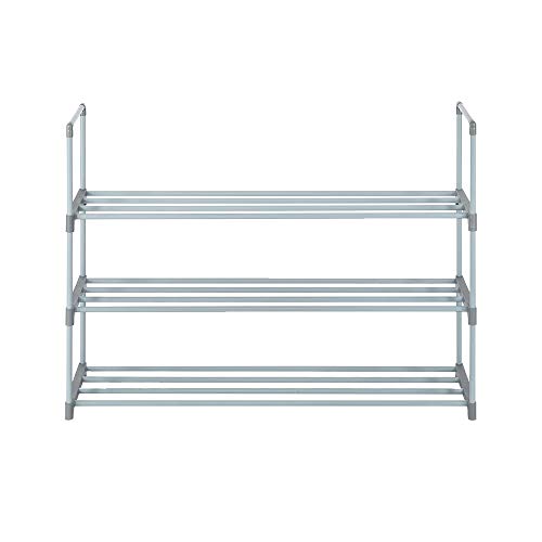 Volowoo Shoe Rack for Entryway, Sturdy & Durable Shoes Rack Storage Shelf,Shoe Rack Shoe Tower Shelf Storage Organizer for Closet Entryway Hallway,Organizer for Shoes (Gray, 3-Tier)