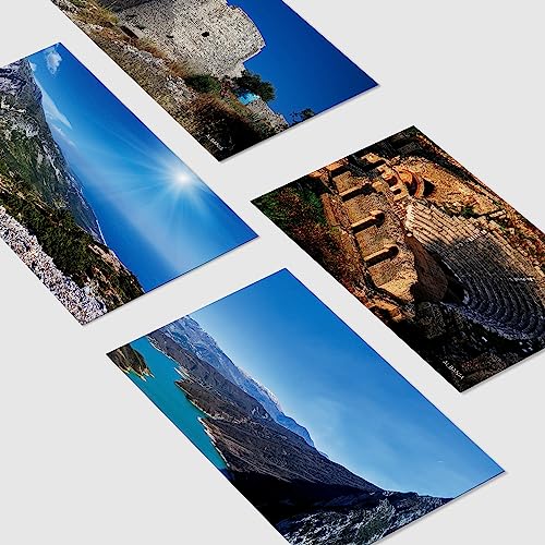 Dear Mapper Albania Vintage Landscape Postcards Pack 20pc/Set Postcards From Around The World Greeting Cards for Business World Travel Postcard for Mailing Decor Gift