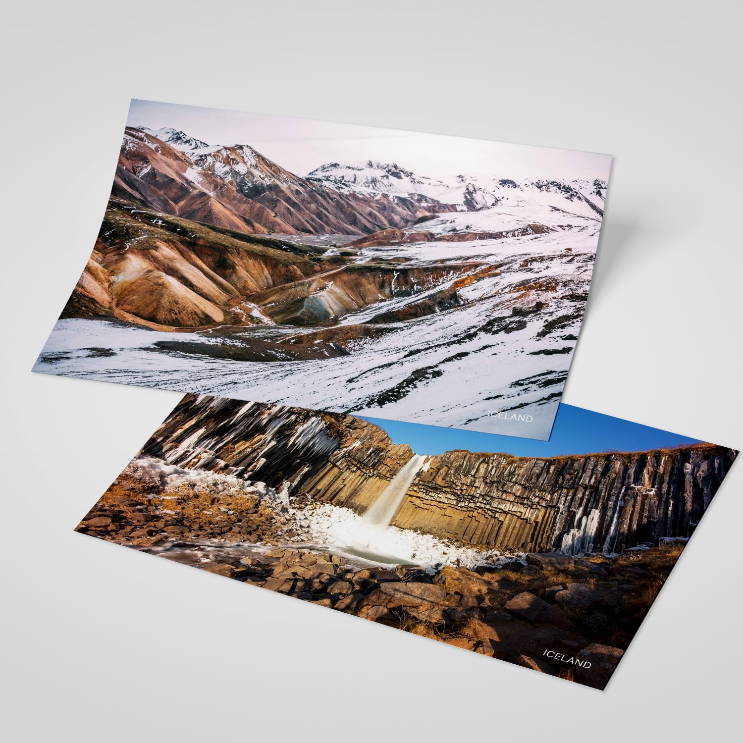 Dear Mapper Iceland Vintage Landscape Postcards Pack 20pc/Set Postcards From Around The World Greeting Cards for Business World Travel Postcard for Mailing Decor Gift