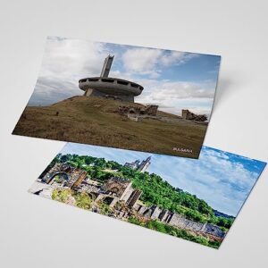 Dear Mapper Bulgaria Vintage Landscape Postcards Pack 20pc/Set Postcards From Around The World Greeting Cards for Business World Travel Postcard for Mailing Decor Gift