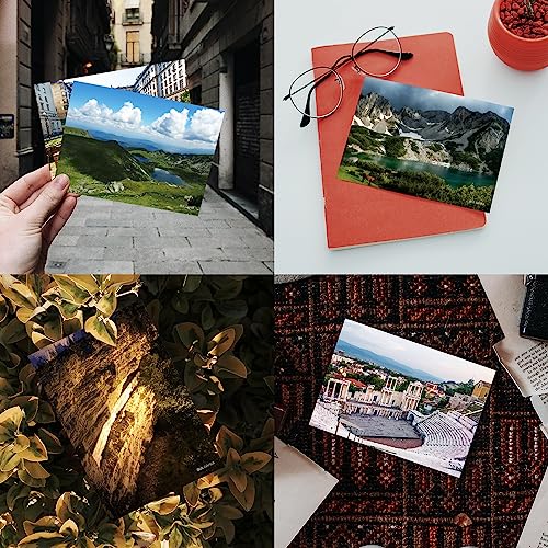 Dear Mapper Bulgaria Vintage Landscape Postcards Pack 20pc/Set Postcards From Around The World Greeting Cards for Business World Travel Postcard for Mailing Decor Gift