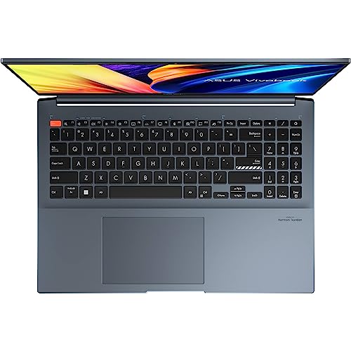 ASUS Vivobook Pro 16 Laptop, Intel 10-Core i7-12650H, 16" FHD+ IPS Display, NVIDIA GeForce RTX 3050 Ti, 32GB DDR4 1TB SSD, Backlit Keyboard, Fingerprint, Thunderbolt 4, RJ-45, Wi-Fi 6E, Win10 Pro