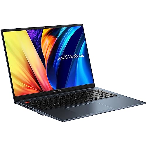 ASUS Vivobook Pro 16 Laptop, Intel 10-Core i7-12650H, 16" FHD+ IPS Display, NVIDIA GeForce RTX 3050 Ti, 32GB DDR4 1TB SSD, Backlit Keyboard, Fingerprint, Thunderbolt 4, RJ-45, Wi-Fi 6E, Win10 Pro