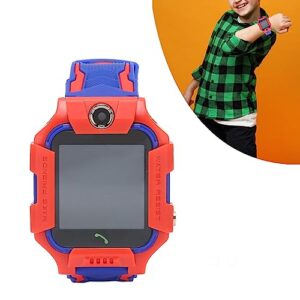 Yoidesu Kids Smart Watch, Boys Girls with Games Camera, 1.44 Touch Screen, Music Player Video Recorder, Alarm Clock Calculator Flashlight, Electronic Learning Education Toys (Red)