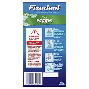Fixodent 3 Minute Daily Cleanser Tablets Plus Scope, 90 count (Pack of 3)