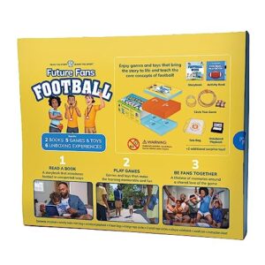 Future Fans Football | Kids Learn Sports via Interactive, Storybook-led Experience with Toys, Games, Activity Book | 8 x 15 Minute Sessions | Adult + Child | Ages 4 to 10