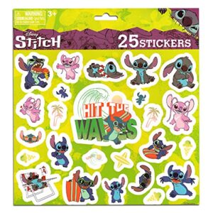 Lilo and Stitch Duffle Bag Set for Kids - 4 Pc Bundle with Stitch Luggage Carry On Suitcase Bag, Lilo and Stitch Stickers, Tattoos, and More | Stitch Travel Activity Set