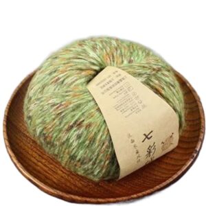 50g/ball soft yarn warm colorful thick yarn alpaca wool hand knitting scarf needle diy cotton crochet thread (color : 4)