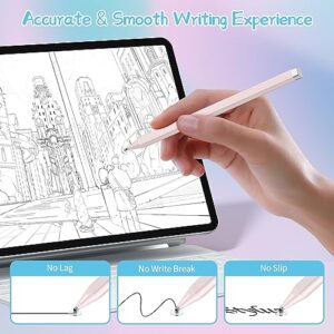 Stylus Pens for Touch Screens, Stylus Pen for iPad with High Sensitivity Disc & Magnetic Adsorption, Compatible with iPad, iPhone, Android, Tablets and Other Capacitive Touch Screens