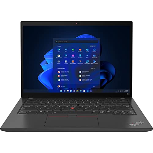 Lenovo 2023 ThinkPad T14 G3 14" WUXGA IPS Touch Laptop 12-Core Intel i7-1260P Iris Xe Graphics 48GB DDR4 4TB NVMe SSD WiFi 6E RJ45 HDMI Thunderbolt4 Fingerprint Backlit Windows 11 Pro w/RE USB