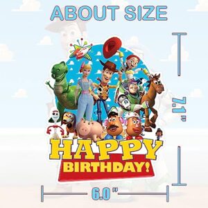 1 Toy Story Cake Topper for Children Boy Birthday Party Cake Decorations