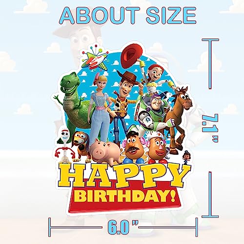 1 Toy Story Cake Topper for Children Boy Birthday Party Cake Decorations