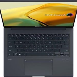 ASUS Zenbook Q420V Laptop 2023 New, 14.5" 2.8K Touchscreen, Intel i7-13700H 14-Core, Iris Xe Graphics, 16GB LPDDR5, 2TB SSD, Backlit Keyboard, Thunderbolt 4, Wi-Fi 6E, Win11 Pro, COU 32GB USB