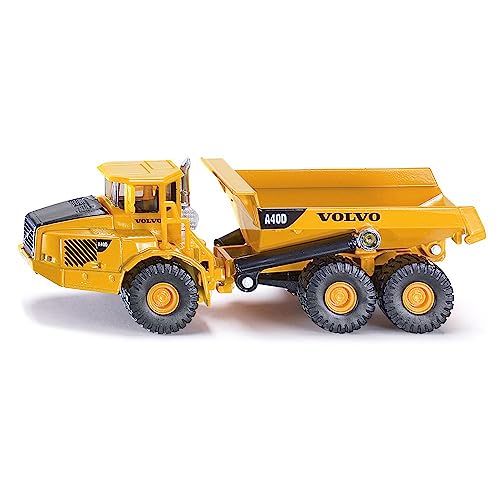 A40D Dump Truck Yellow 1/87 (HO) Diecast Model by Siku SK1877