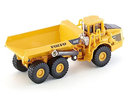 A40D Dump Truck Yellow 1/87 (HO) Diecast Model by Siku SK1877