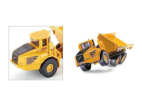 A40D Dump Truck Yellow 1/87 (HO) Diecast Model by Siku SK1877