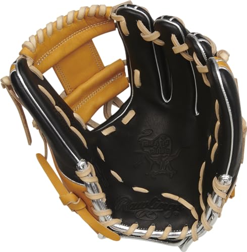 Rawlings | HEART OF THE HIDE R2G Baseball Glove | Right Hand Throw | 11.5" - Pro I-Web | Black/Tan