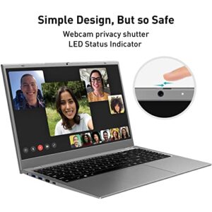 ECOHERO Laptop Computers, AMD Ryzen 7 3700U, 8GB DDR4/256GB NVMe SSD, 15.6" 1920x1080 FHD IPS Display, Windows 11 laptops Computers, Ethernet Port, Backlit Keyboard, Support Type-C PD 3.0 Charging