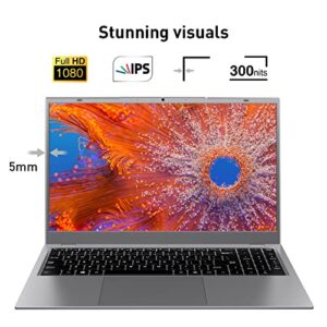 ECOHERO Laptop Computers, AMD Ryzen 7 3700U, 8GB DDR4/256GB NVMe SSD, 15.6" 1920x1080 FHD IPS Display, Windows 11 laptops Computers, Ethernet Port, Backlit Keyboard, Support Type-C PD 3.0 Charging