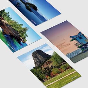 Dear Mapper United States Natural Landscape Postcards Pack 20pc/Set Postcards From Around The World Greeting Cards for Business World Travel Postcard for Mailing Decor Gift