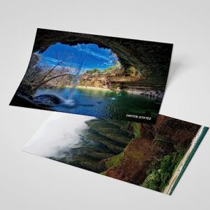 Dear Mapper United States Natural Landscape Postcards Pack 20pc/Set Postcards From Around The World Greeting Cards for Business World Travel Postcard for Mailing Decor Gift