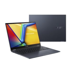 ASUS Vivobook S 14 Flip 2-in-1 14" FHD+ 16:10 Touchscreen (16GB RAM, 512GB SSD, AMD 6-Core Ryzen 5 5600H (Beats i7-1165G7), Active Pen) Business Laptop, Backlit, FP, FHD Webcam, Win 11 Pro, TN3402QA