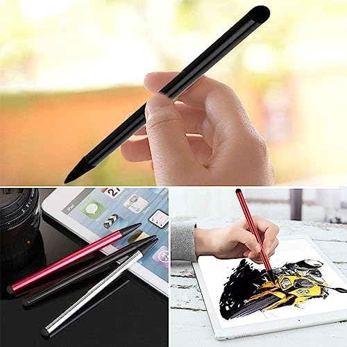 2pcs Black Stylus Pens for Touch Screens, Stylus Pen Universal Touch Screen Pens All capacitive Touch Screen Devices Capacitive Stylus Compatible for iPad, Samsung Galaxy, Touch Screen Smartphones,