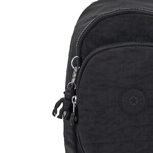 Kipling Women's New Delia Compact Backpack Black Noir, 7'' x 9.25'' x 5''