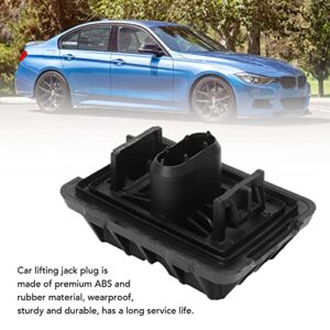 Under Car Jack Pad, Black Anti Aging ABS Rubber 51717169981 Car Jack Support Plate Flexible for Autos