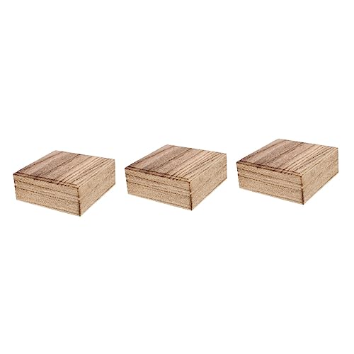 BESTOYARD 3 Pcs Vintage Packing Box Small Organizer Box Girls Earrings Jewelry for Girls Treasure Chest Box Wooden Tea Bag Holder Earring Gift Boxes for Jewelry Wooden Jewelry Container Mini