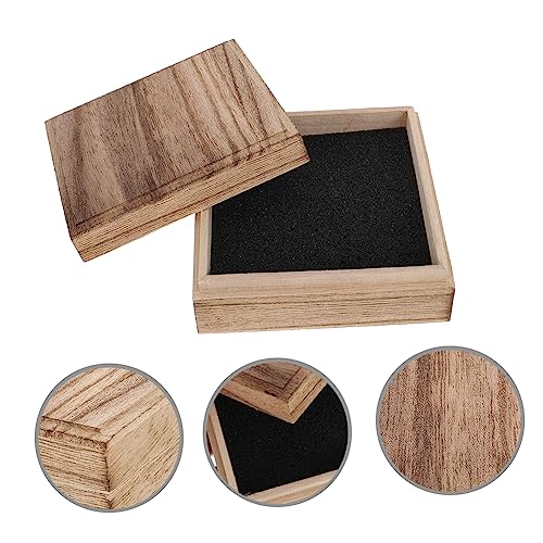 BESTOYARD 3 Pcs Vintage Packing Box Small Organizer Box Girls Earrings Jewelry for Girls Treasure Chest Box Wooden Tea Bag Holder Earring Gift Boxes for Jewelry Wooden Jewelry Container Mini