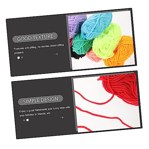 Wool Yarn 1 Set String Knitting Set Knitting String Knit Sets Knitting Kit Hand Knitting Yarn Woven Cloth Line Woolen Yarn Ball of Yarn Sweater Yarn Suite