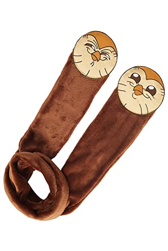 Duwseal TOH Hooty The Owl Scarf Flannel Scarf Cute Warm Shawl Luz Noceda Cosplay Owl Scarf for Kids Adult