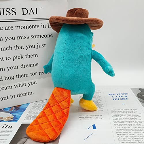 Shontay Perry The Platypus Plush, Platypus Plush Toy for Cartoon Fans Gift,Beautiful Platypus Stuffed Plushies Doll, Gifts for Boys and Girls Birthday & Holiday