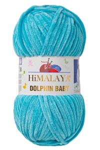 1 pack/skein himalaya dolphin baby, each skein 100 gr/3,5 oz, 120 mt/ 132 yd, super bulky yarn, blanket yarn, velvet yarn, knitting yarn, amigurumi yarn, baby yarn 80315