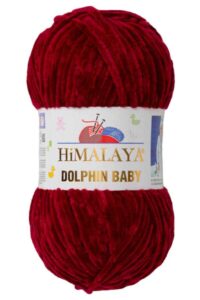 2 pack/skeins himalaya dolphin baby, each skein 100 gr/3,5 oz, 120 mt/ 132 yd, super bulky yarn, blanket yarn, velvet yarn, knitting yarn, amigurumi yarn, baby yarn 80322