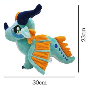 Shontay Wings of Fire Dragon Plush Toy,3D Fire Dragon Pillow for Kids Toys,Gifts for Boys and Girls,Dragon Plushie Toy,3D Cartoon Halloween Plush Doll Decoration Gift