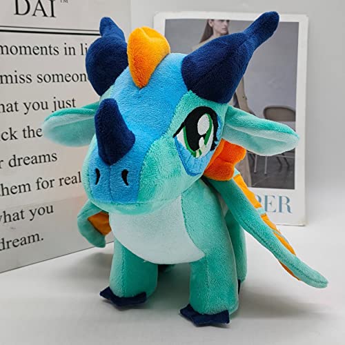 Shontay Wings of Fire Dragon Plush Toy,3D Fire Dragon Pillow for Kids Toys,Gifts for Boys and Girls,Dragon Plushie Toy,3D Cartoon Halloween Plush Doll Decoration Gift